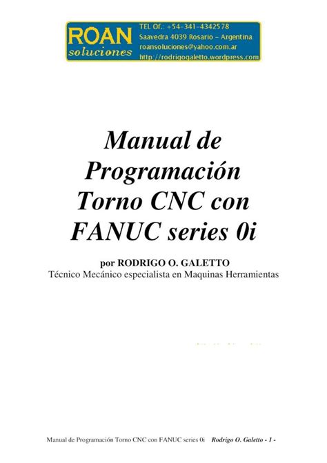 manual de torno cnc fanuc pdf|fanuc 05 ge manual.